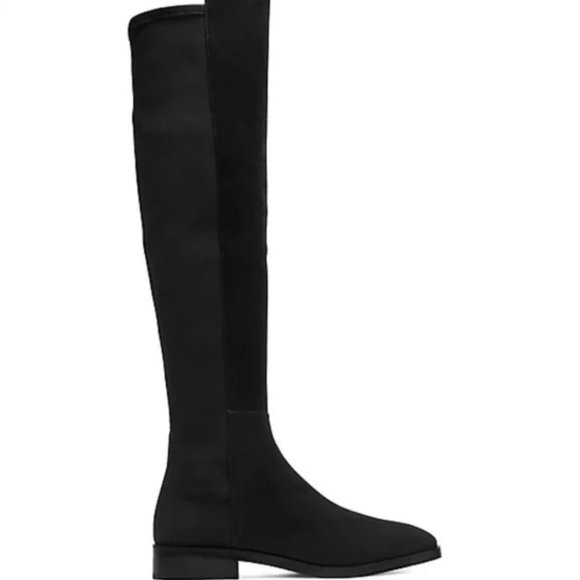 Stuart Weitzman Shoes - STUART WEITZMAN Black Suede Knee High Boots